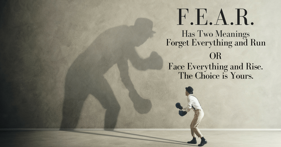 Fear Has Two Meanings Jackson MS Healthy Lifestyle